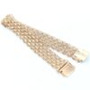 X-länk armband med stavar i 18k guld 4x. vikt: 25,55g