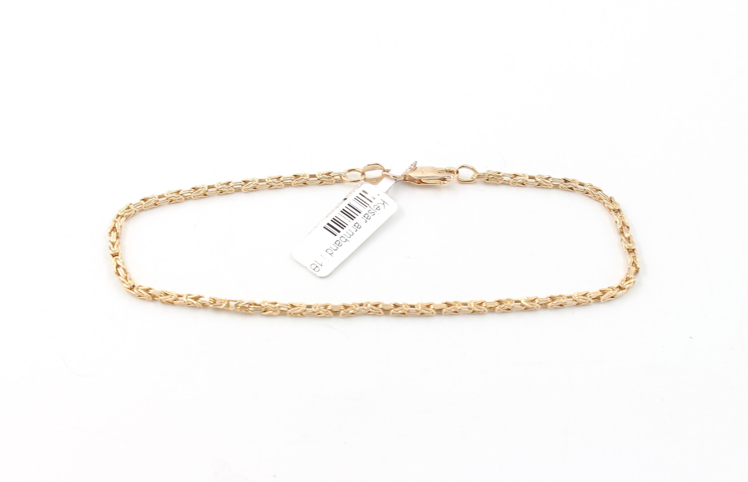 kejsar armband i 18k guld. massiv. vikt:4,7g