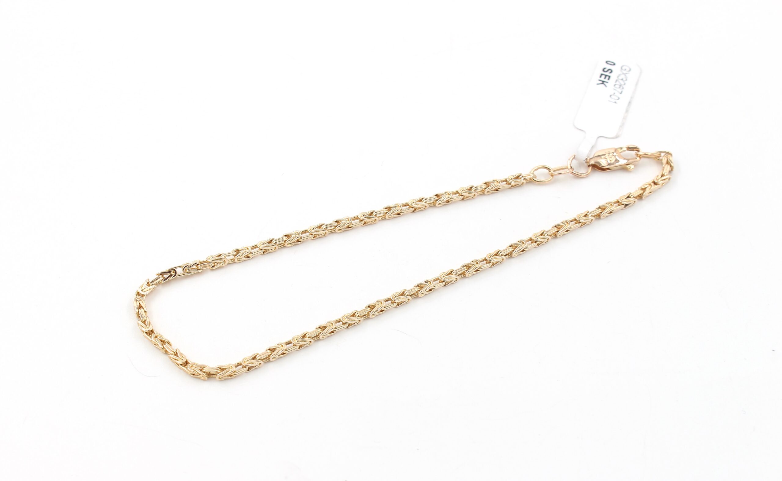kejsar armband i 18k guld. massiv. vikt:4,7g