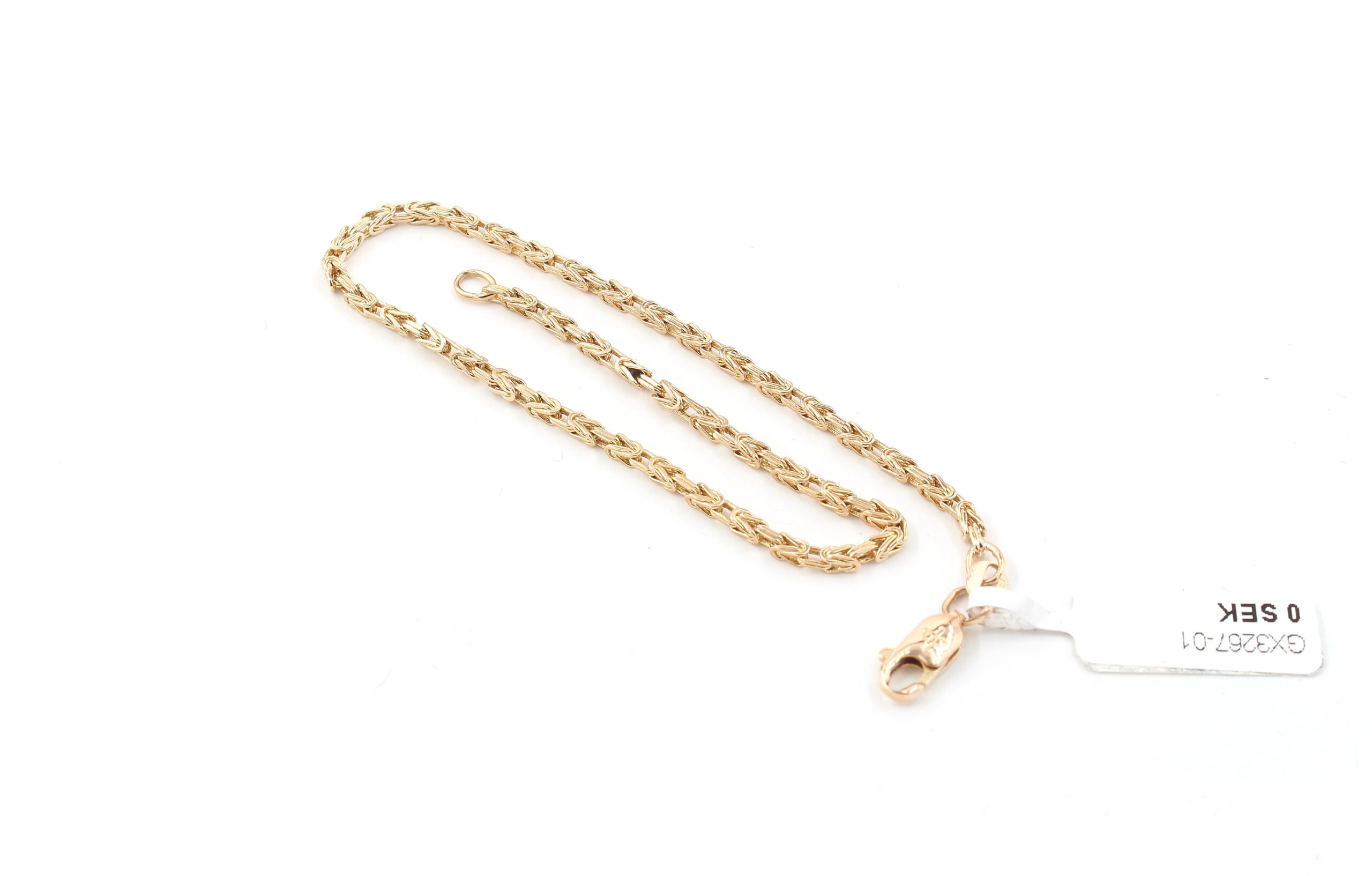 kejsar armband i 18k guld. massiv. vikt:4,7g