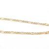 Figaro armband i 18k guld. ihålig