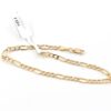 Figaro armband i 18k guld. ihålig