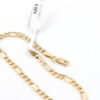 Figaro armband i 18k guld. ihålig