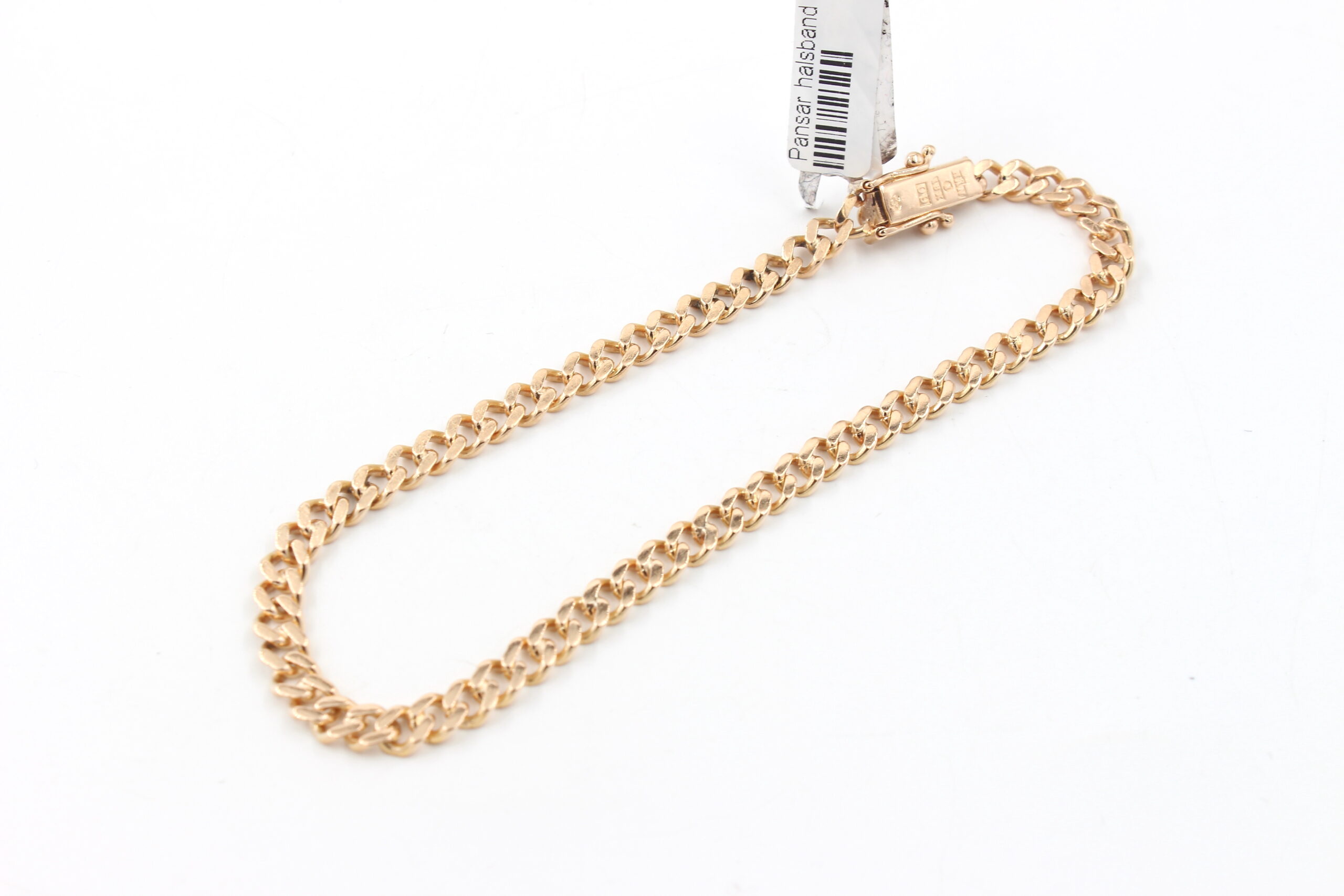 Pansar armband i 18k guld. massiv. vikt: 10,65g