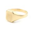 Klackring i 18k guld. ihålig. vikt: 3,25g