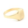 Klackring i 18k guld. ihålig. vikt: 3,25g