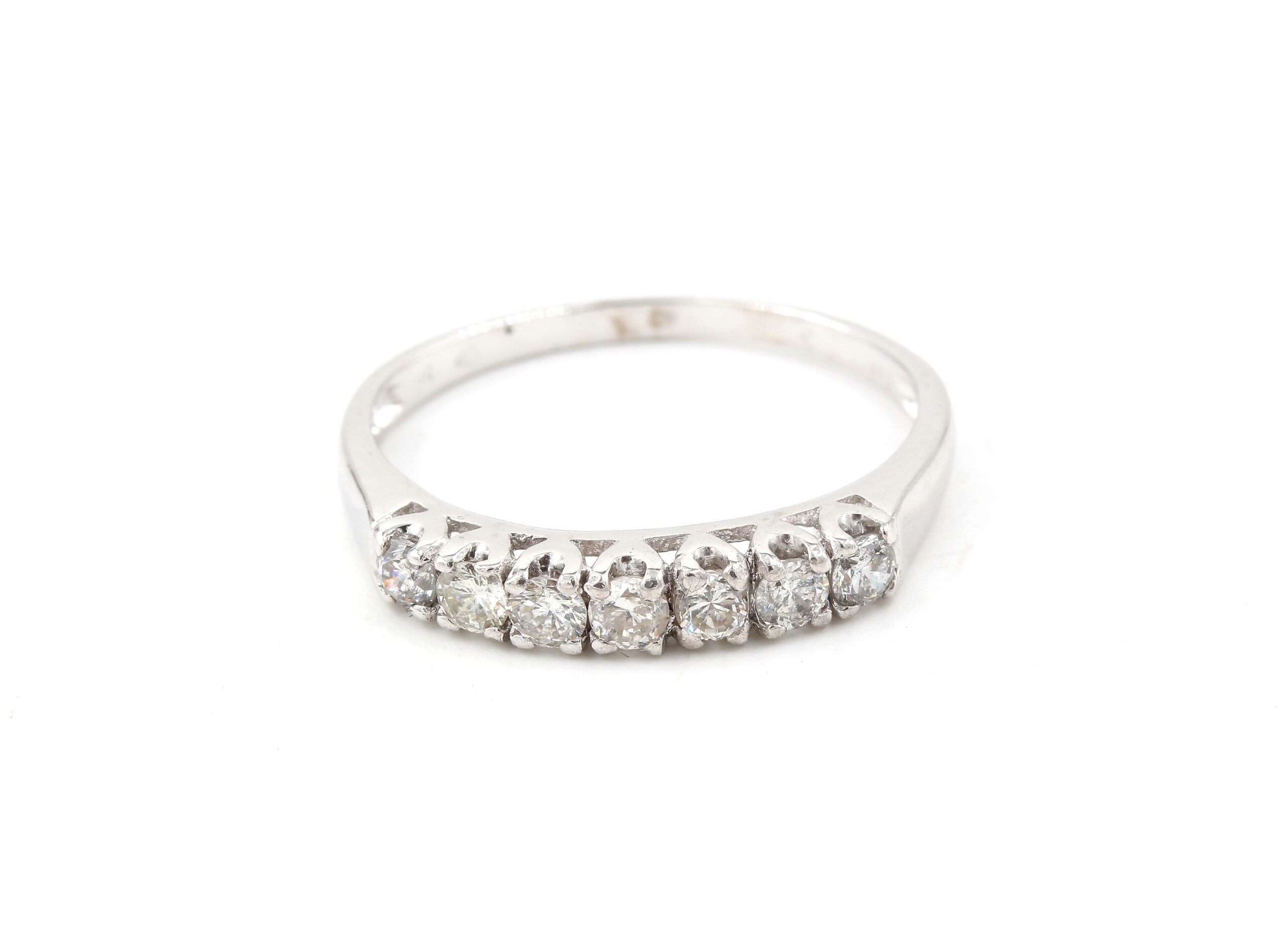 Diamantring i 18k vitguld 0,50 ct. vikt:2,5g
