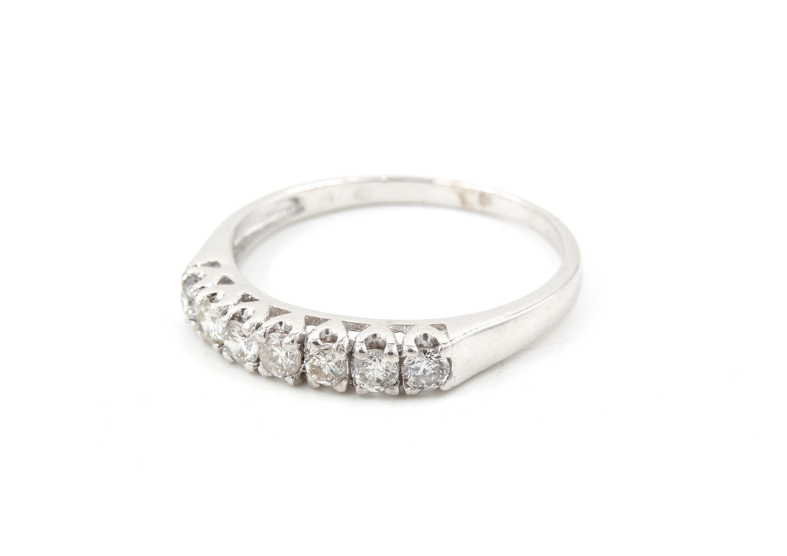 Diamantring i 18k vitguld 0,50 ct. vikt:2,5g