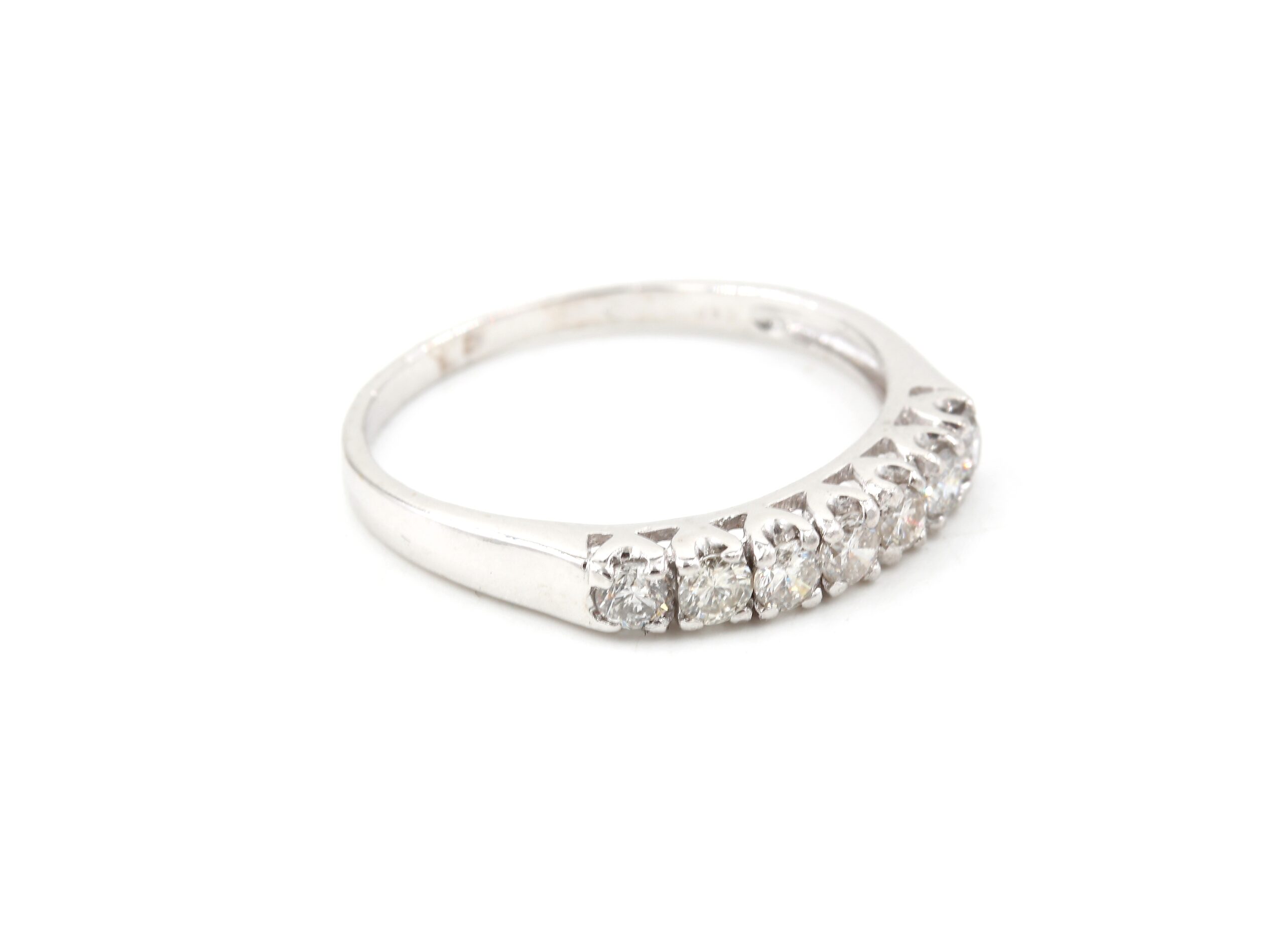 Diamantring i 18k vitguld 0,50 ct. vikt:2,5g