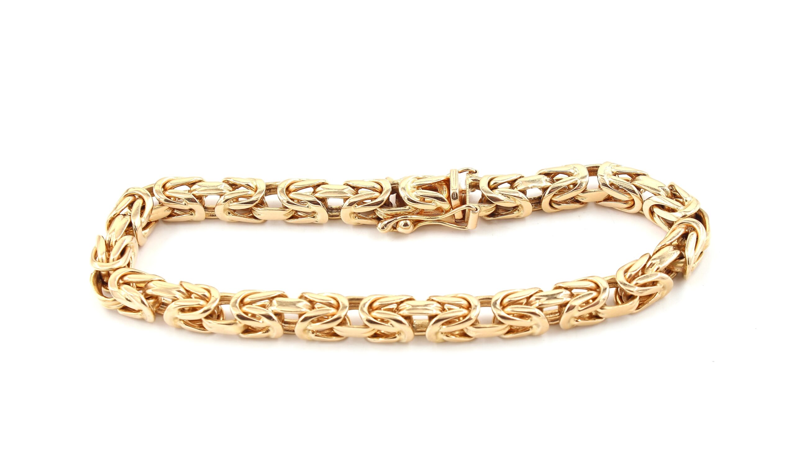 Kejsar armband i 18k guld- massiv. vikt: 42,6g