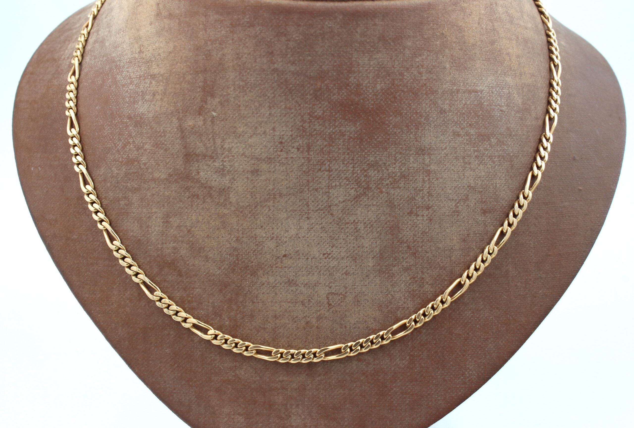 Figaro halsband i 18k guld. massiv. vikt:19,1g