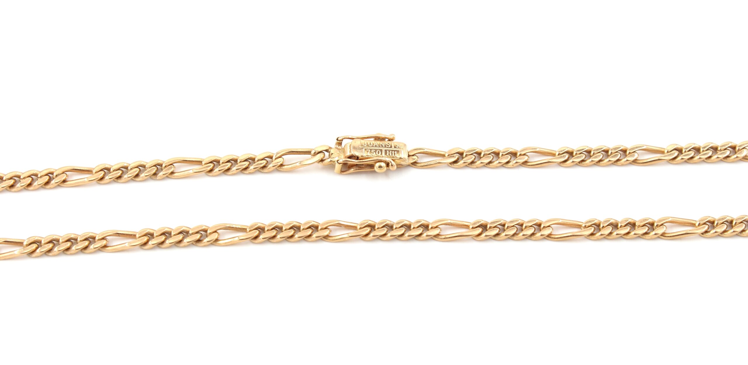 Figaro halsband i 18k guld. massiv. vikt:19,1g