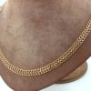 Fiskben halsband i 18k guld. vikt: 20,7g