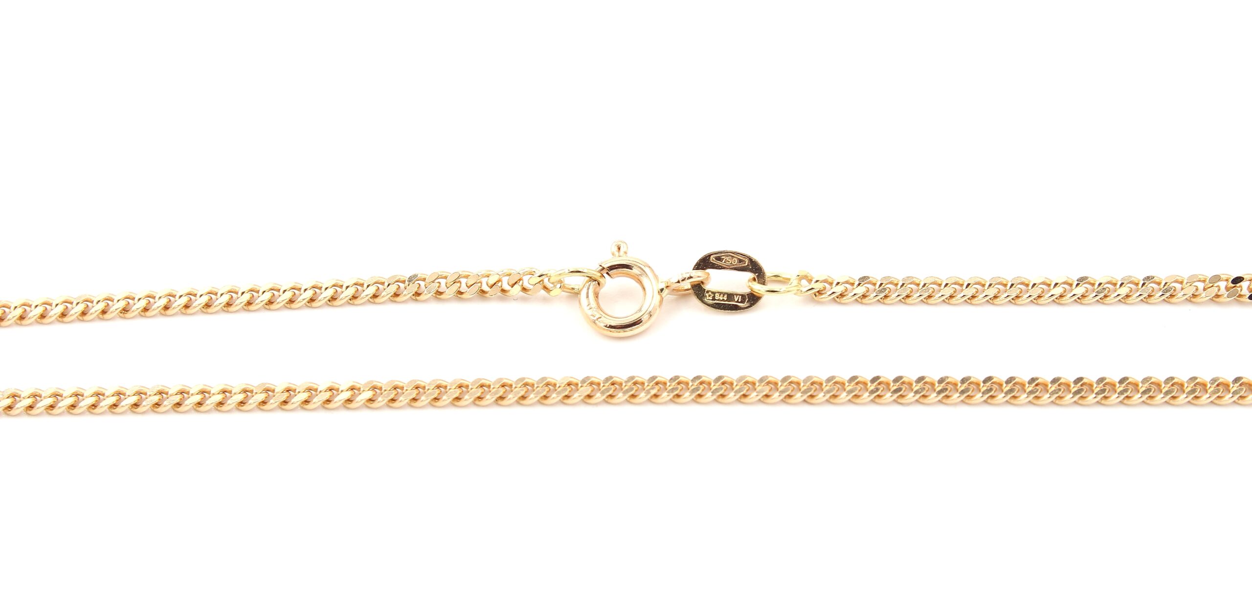Pansar halsband i 18k guld. massiv. vikt: 6,9g