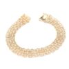 X-länk armband med stavar i 18k guld 3x. vikt: 13,6g