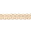 X-länk armband med stavar i 18k guld 3x. vikt: 13,6g