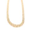X-länk halsband med stavar i 18k guld. vikt: 23g