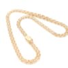 X-länk halsband med stavar i 18k guld. vikt: 23g
