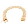X-länk armband med stavar i 18k guld. 3 x. vikt: 19,1g