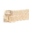 X-länk armband med stavar i 18k guld. 3 x. vikt: 19,1g
