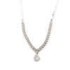 Diamant halsband i 18k vitguld. vikt: 16,8g