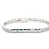 Armband i 18k vitguld med topaz stenar