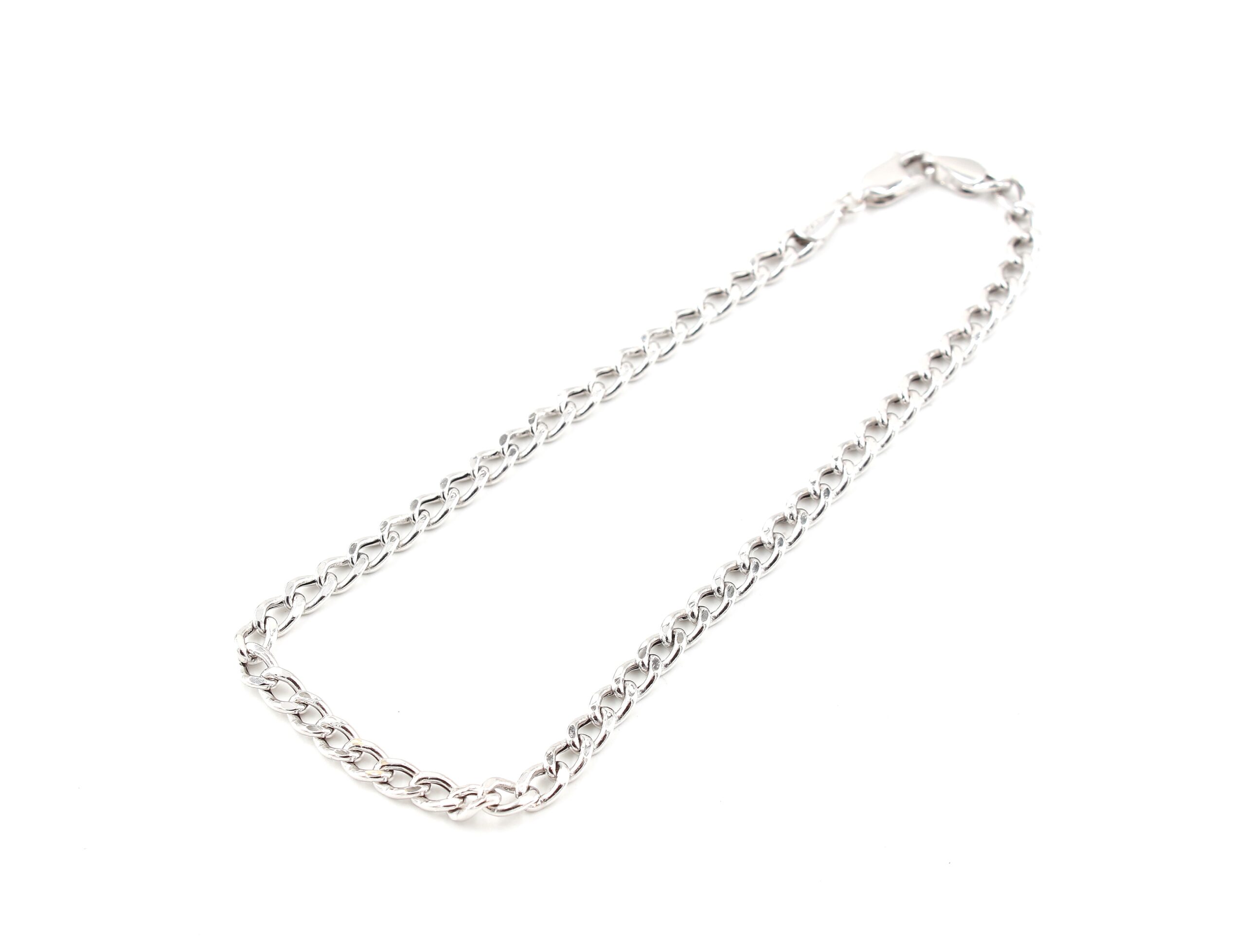 Pansar armband i 18k vitguld. vikt: 3,3g