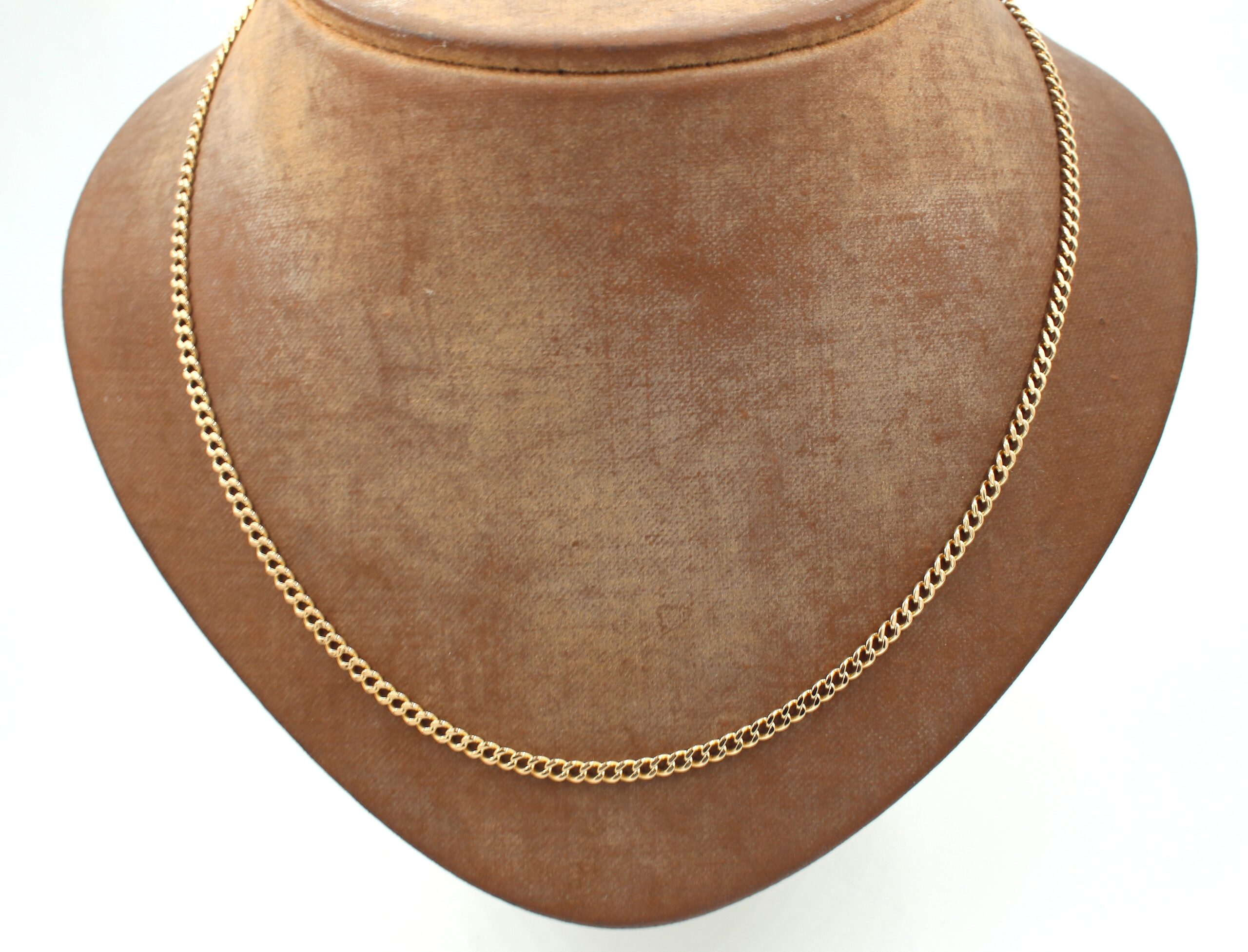 Pansar halsband i 18k guld. massiv. vikt: 13,8g