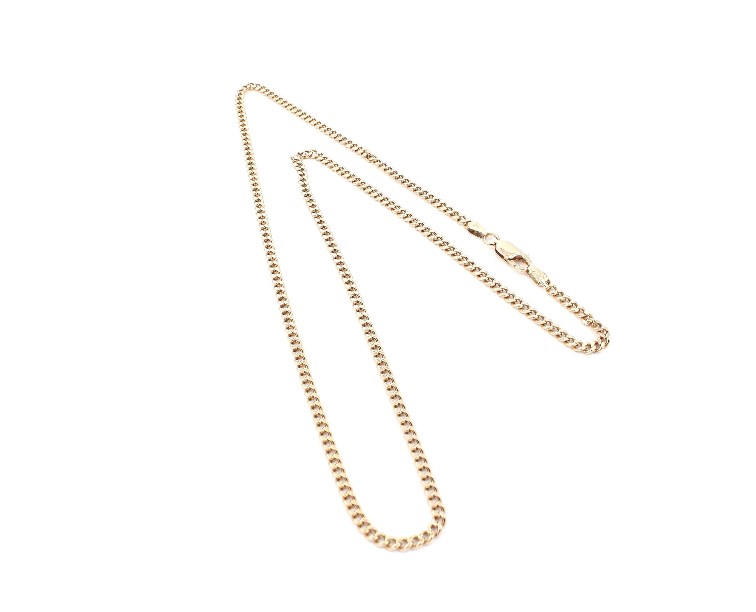 Pansar halsband i 18k guld. massiv. vikt: 13,8g