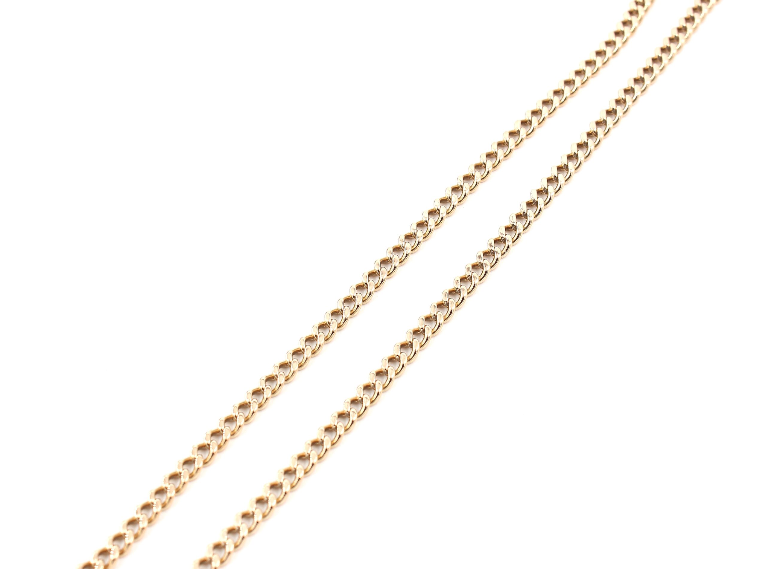 Pansar halsband i 18k guld. massiv. vikt: 13,8g