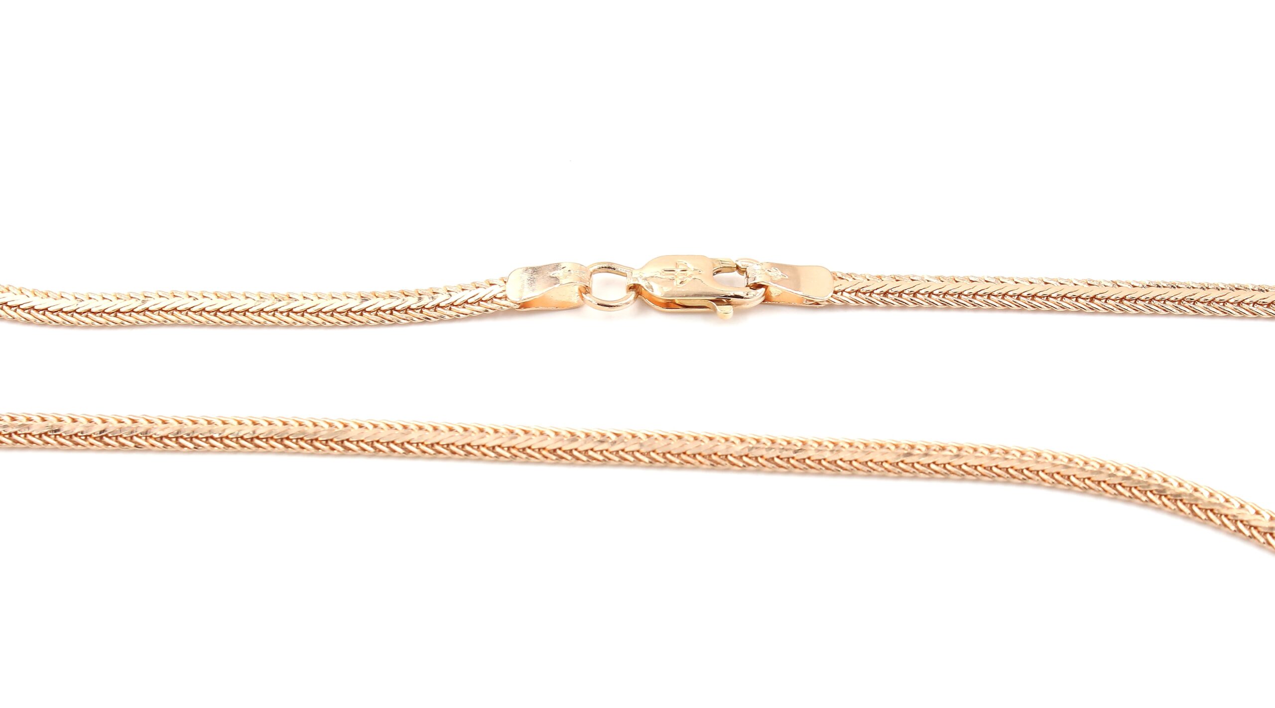 Fiskben halsband i 18k guld. vikt: 7,8g