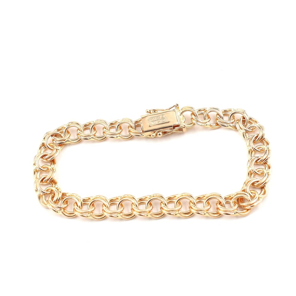 Bismarck halsband i 18k guld. vikt: 19,7g