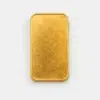 Cirkulerad guldtacka 50 gram i 24K guld, baksida.